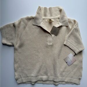 Cream Knit Women's Sweater